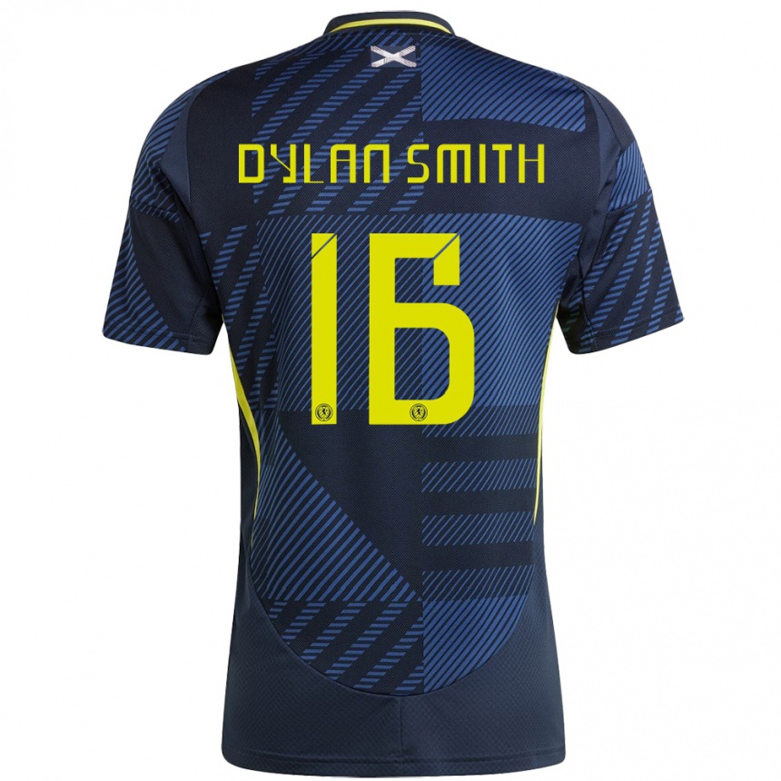 Niño Fútbol Camiseta Escocia Dylan Smith #16 Azul Oscuro 1ª Equipación 24-26 Argentina