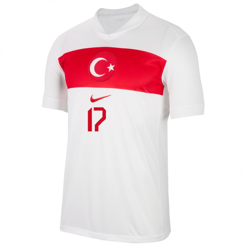 Niño Fútbol Camiseta Turquía İlayda Civelek #17 Blanco 1ª Equipación 24-26 Argentina