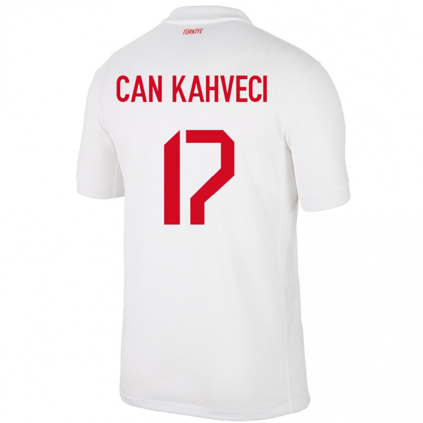 Niño Fútbol Camiseta Turquía İrfan Can Kahveci #17 Blanco 1ª Equipación 24-26 Argentina