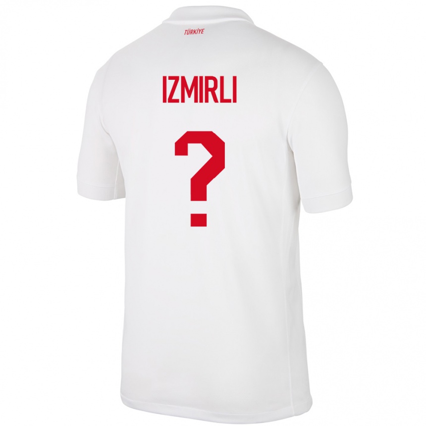 Niño Fútbol Camiseta Turquía Ege İzmirli #0 Blanco 1ª Equipación 24-26 Argentina