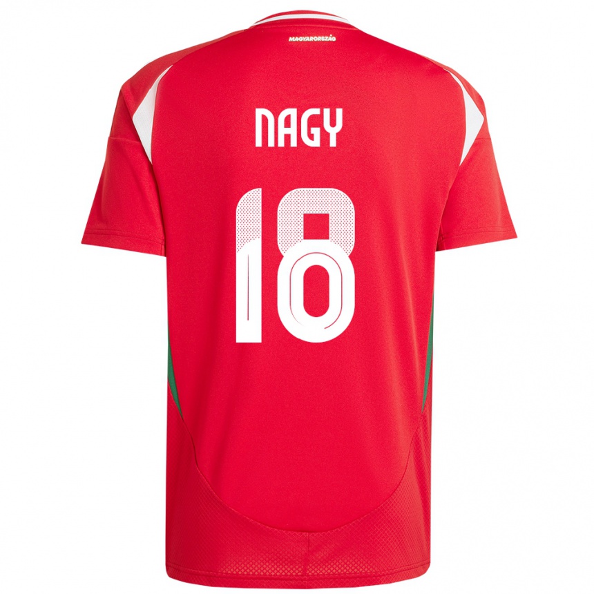 Niño Fútbol Camiseta Hungría Zsolt Nagy #18 Rojo 1ª Equipación 24-26 Argentina