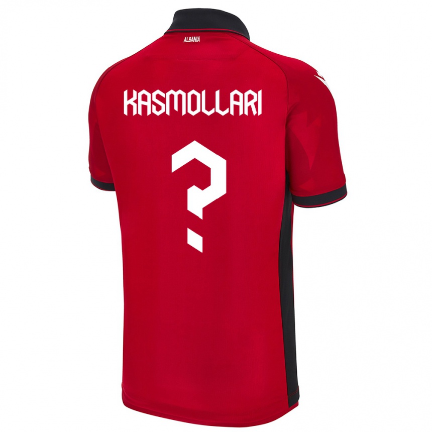 Niño Fútbol Camiseta Albania Oresti Kasmollari #0 Rojo 1ª Equipación 24-26 Argentina