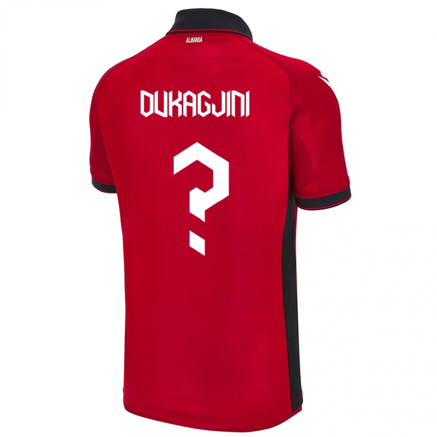 Niño Fútbol Camiseta Albania Rinor Dukagjini #0 Rojo 1ª Equipación 24-26 Argentina