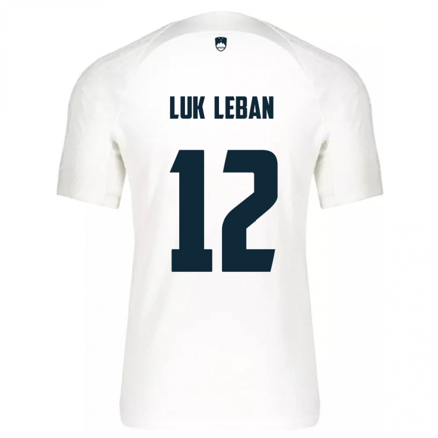 Niño Fútbol Camiseta Eslovenia Zan Luk Leban #12 Blanco 1ª Equipación 24-26 Argentina