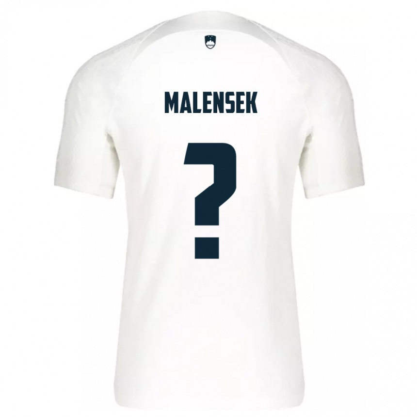 Niño Fútbol Camiseta Eslovenia Matej Malensek #0 Blanco 1ª Equipación 24-26 Argentina