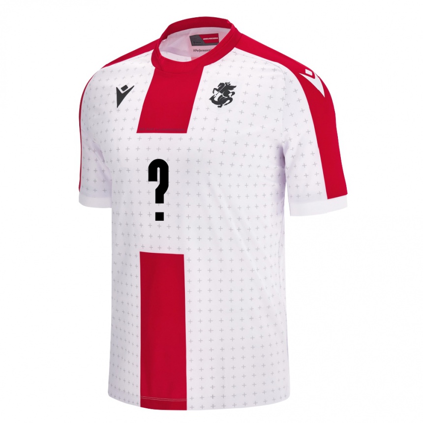 Niño Fútbol Camiseta Georgia Luka Shengelia #0 Blanco 1ª Equipación 24-26 Argentina