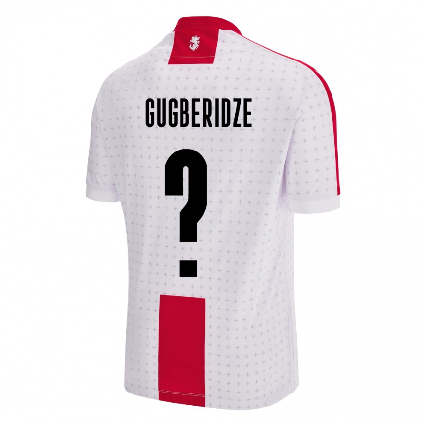 Niño Fútbol Camiseta Georgia Beka Gugberidze #0 Blanco 1ª Equipación 24-26 Argentina