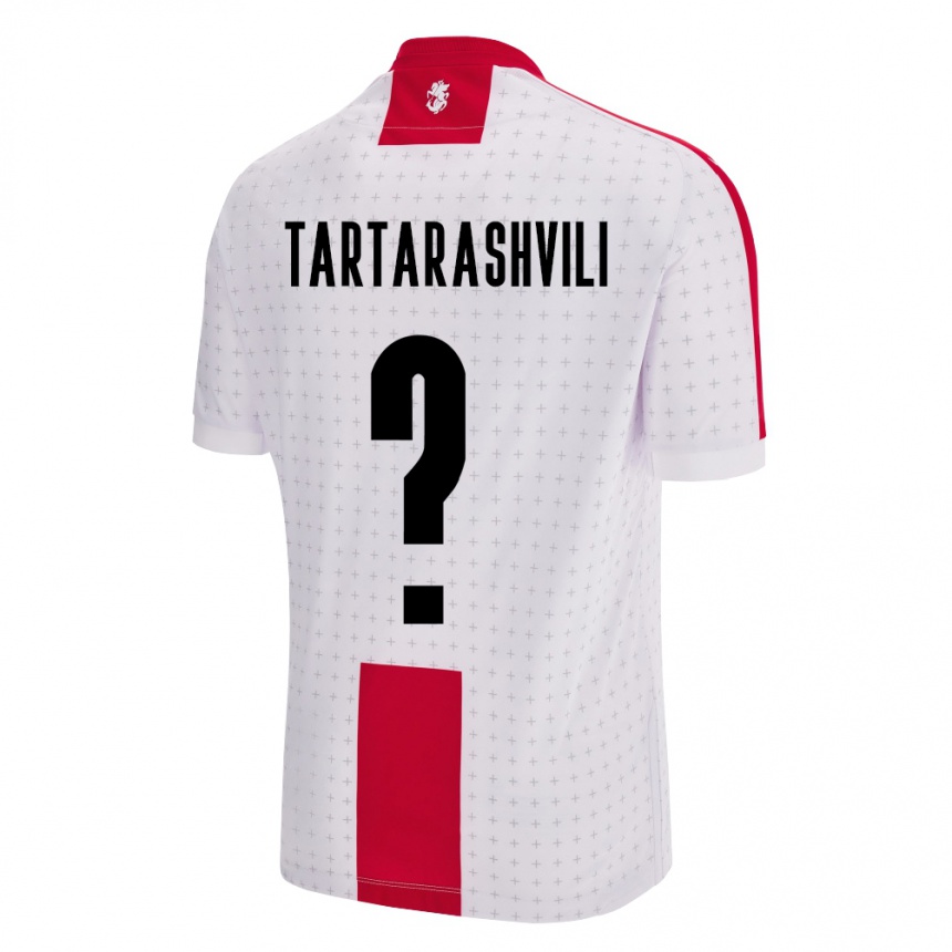 Niño Fútbol Camiseta Georgia Saba Tartarashvili #0 Blanco 1ª Equipación 24-26 Argentina