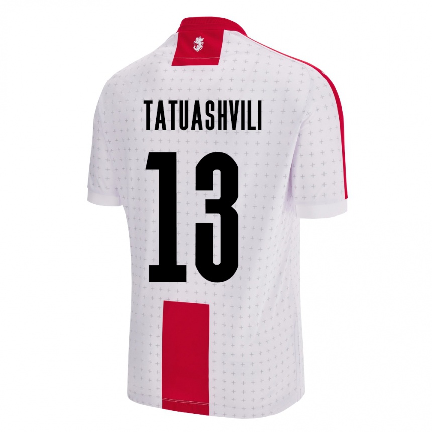 Niño Fútbol Camiseta Georgia Tamar Tatuashvili #13 Blanco 1ª Equipación 24-26 Argentina