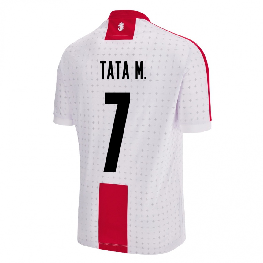 Niño Fútbol Camiseta Georgia Tata Matveeva #7 Blanco 1ª Equipación 24-26 Argentina