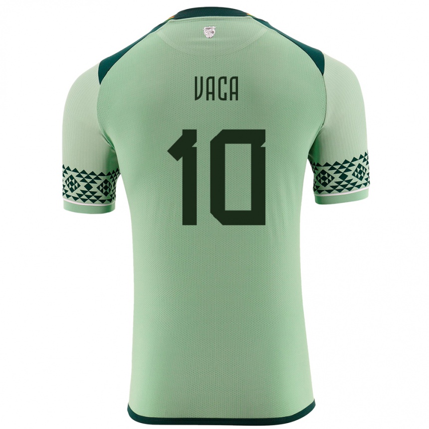 Niño Fútbol Camiseta Bolivia Ramiro Vaca #10 Verde Claro 1ª Equipación 24-26 Argentina