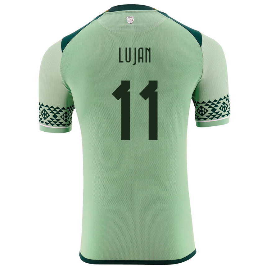 Niño Fútbol Camiseta Bolivia Pablo Luján #11 Verde Claro 1ª Equipación 24-26 Argentina