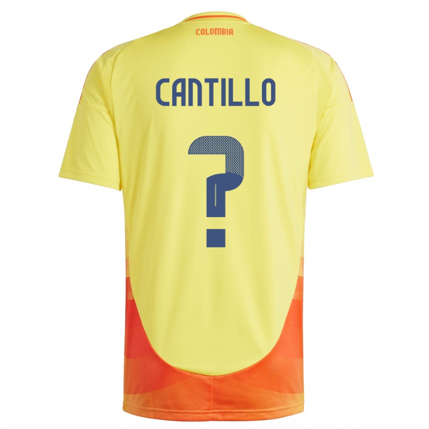 Niño Fútbol Camiseta Colombia Carlos Cantillo #0 Amarillo 1ª Equipación 24-26 Argentina