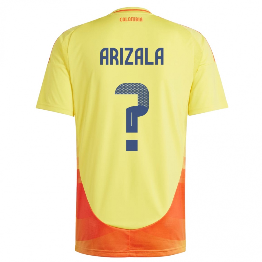 Niño Fútbol Camiseta Colombia Juan Arizala #0 Amarillo 1ª Equipación 24-26 Argentina