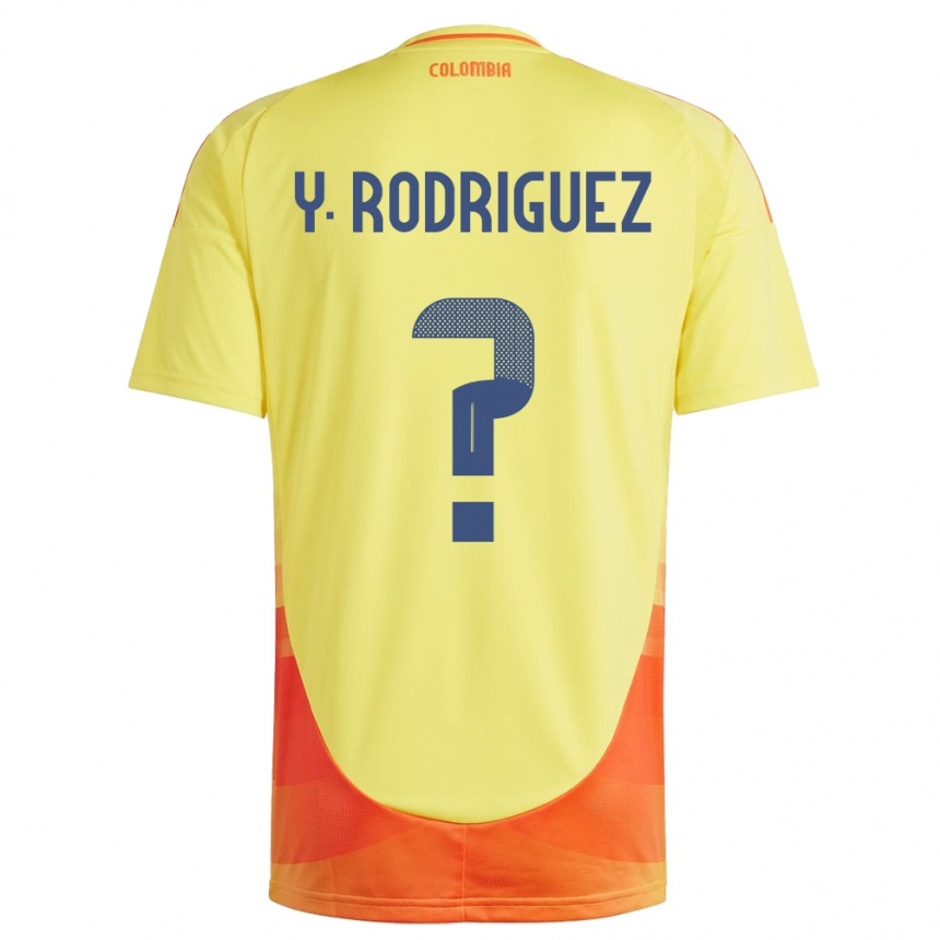 Niño Fútbol Camiseta Colombia Yefrei Rodríguez #0 Amarillo 1ª Equipación 24-26 Argentina