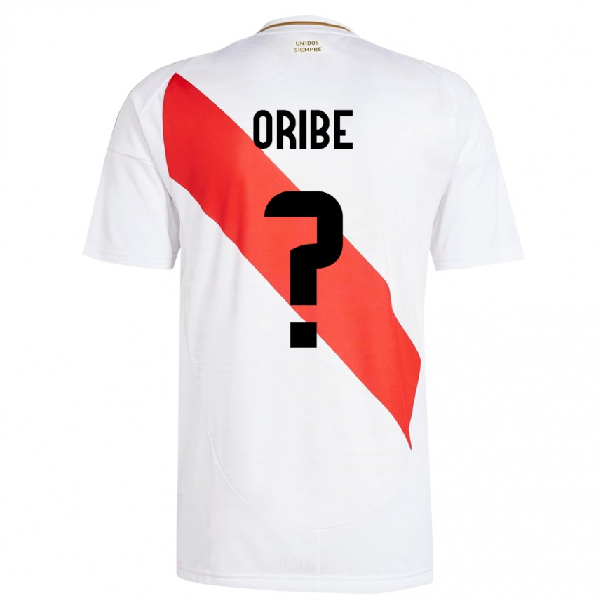 Niño Fútbol Camiseta Perú Fabiana Oribe #0 Blanco 1ª Equipación 24-26 Argentina