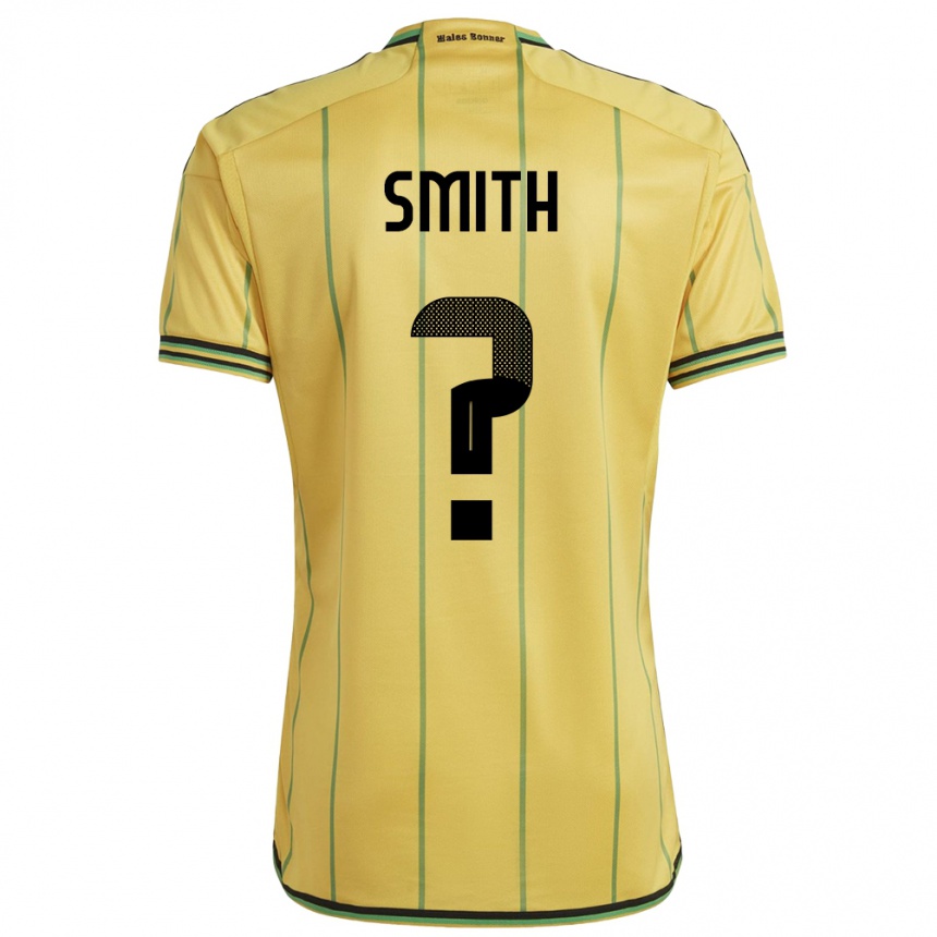 Niño Fútbol Camiseta Jamaica Andrene Smith #0 Amarillo 1ª Equipación 24-26 Argentina