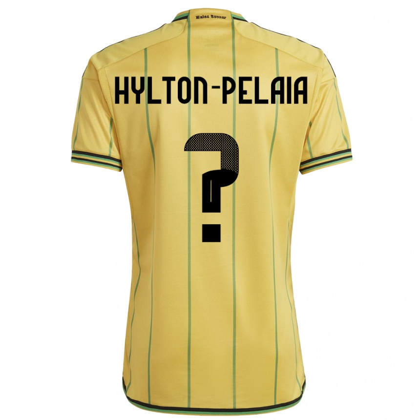 Niño Fútbol Camiseta Jamaica Jayda Hylton-Pelaia #0 Amarillo 1ª Equipación 24-26 Argentina