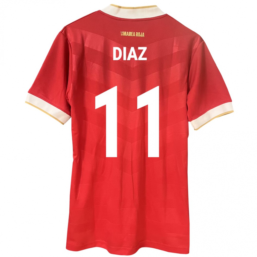 Niño Fútbol Camiseta Panamá Ismael Díaz #11 Rojo 1ª Equipación 24-26 Argentina