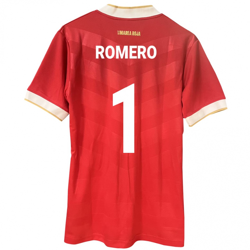 Niño Fútbol Camiseta Panamá Manuel Romero #1 Rojo 1ª Equipación 24-26 Argentina