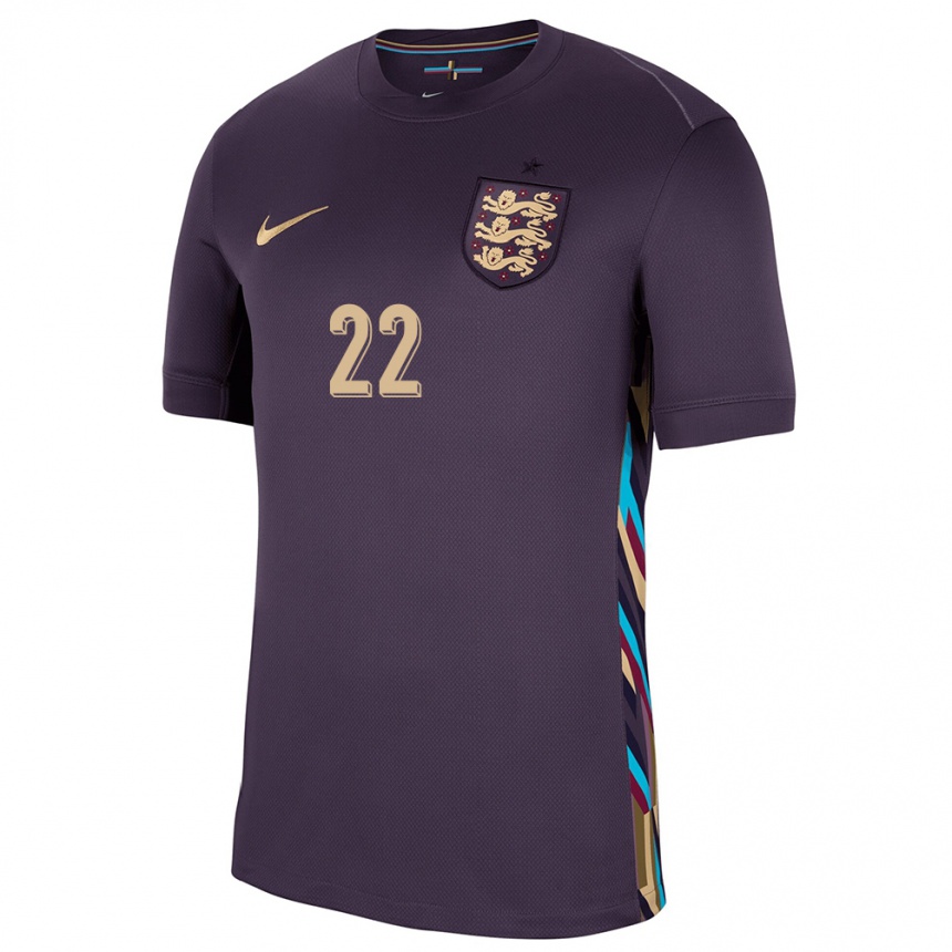 Niño Fútbol Camiseta Inglaterra Tammy Abraham #22 Pasa Oscura 2ª Equipación 24-26 Argentina