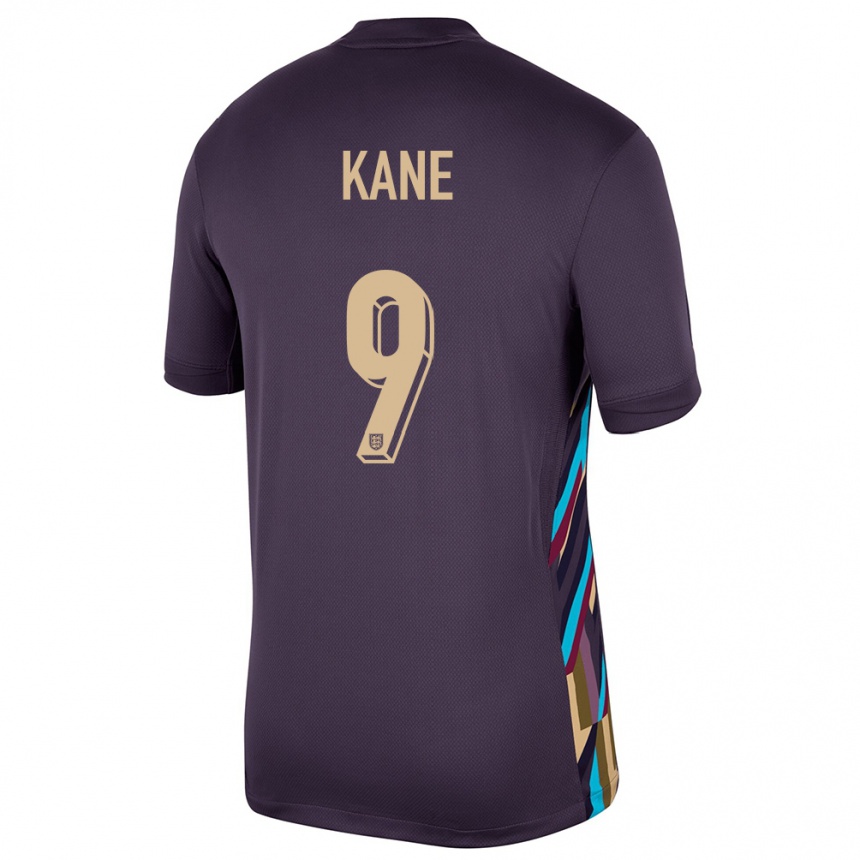 Niño Fútbol Camiseta Inglaterra Harry Kane #9 Pasa Oscura 2ª Equipación 24-26 Argentina