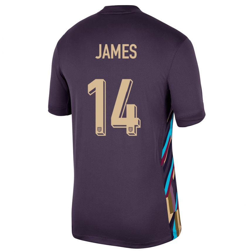 Niño Fútbol Camiseta Inglaterra Reece James #14 Pasa Oscura 2ª Equipación 24-26 Argentina