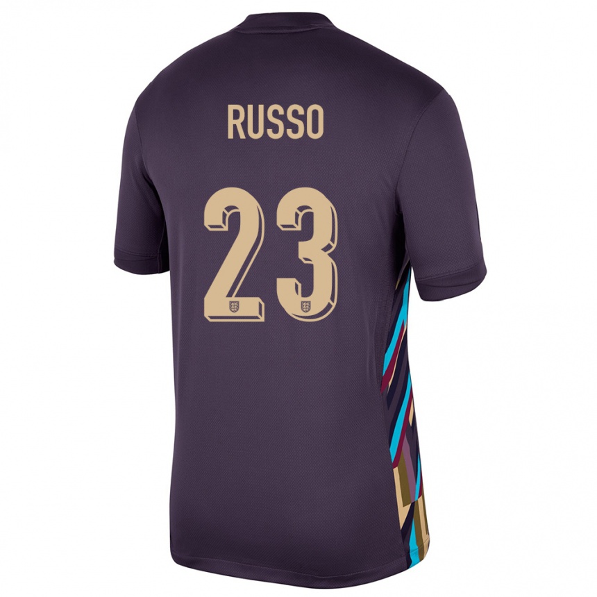 Niño Fútbol Camiseta Inglaterra Alessia Russo #23 Pasa Oscura 2ª Equipación 24-26 Argentina