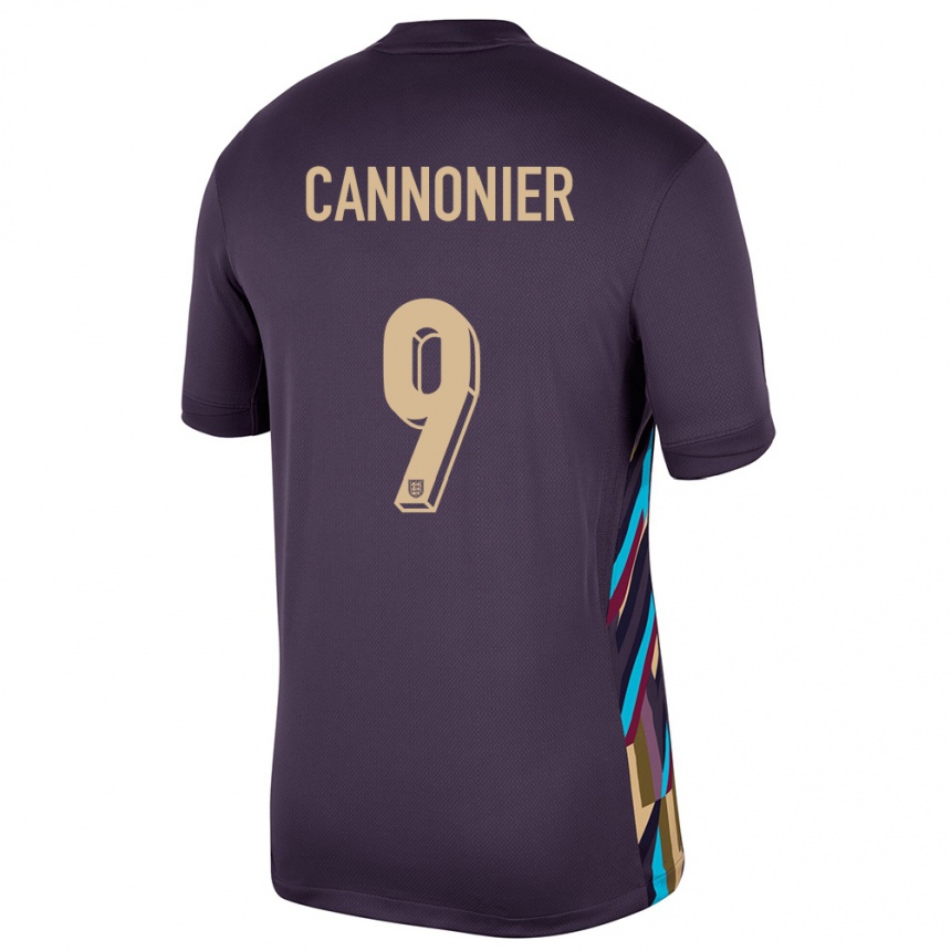 Niño Fútbol Camiseta Inglaterra Oakley Cannonier #9 Pasa Oscura 2ª Equipación 24-26 Argentina