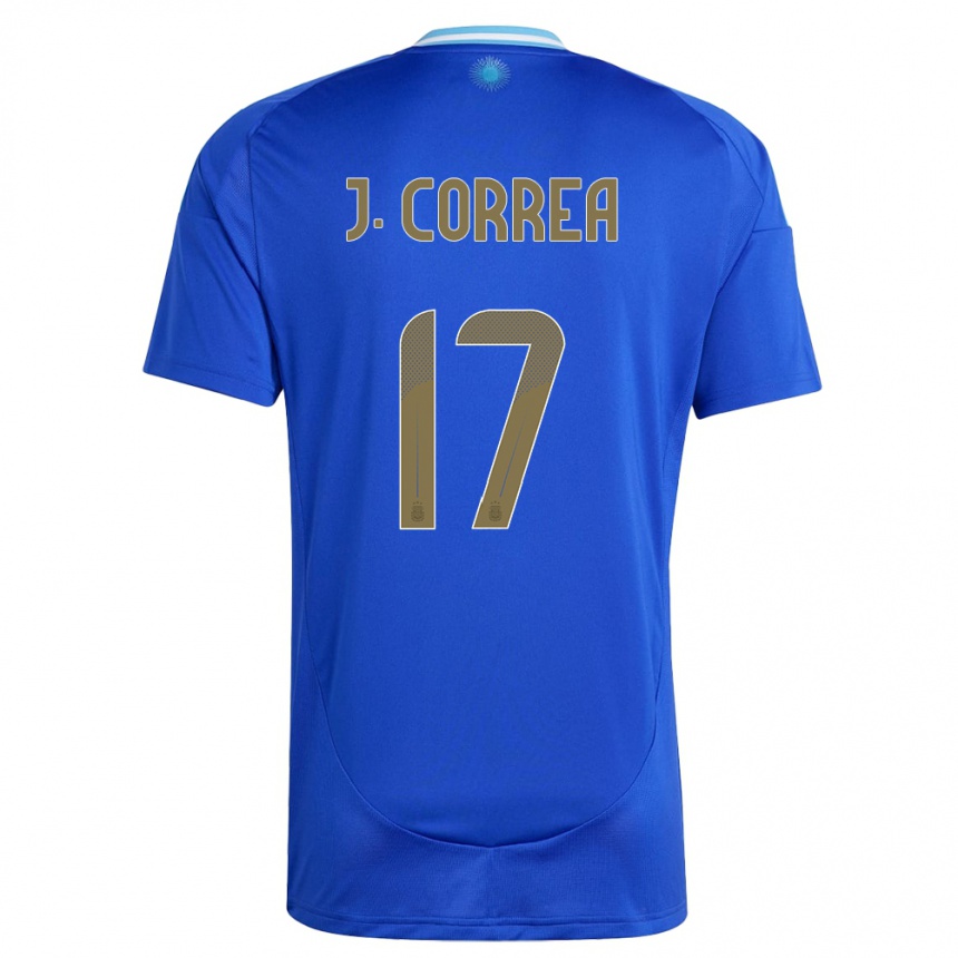 Niño Fútbol Camiseta Argentina Joaquin Correa #17 Azul 2ª Equipación 24-26 Argentina