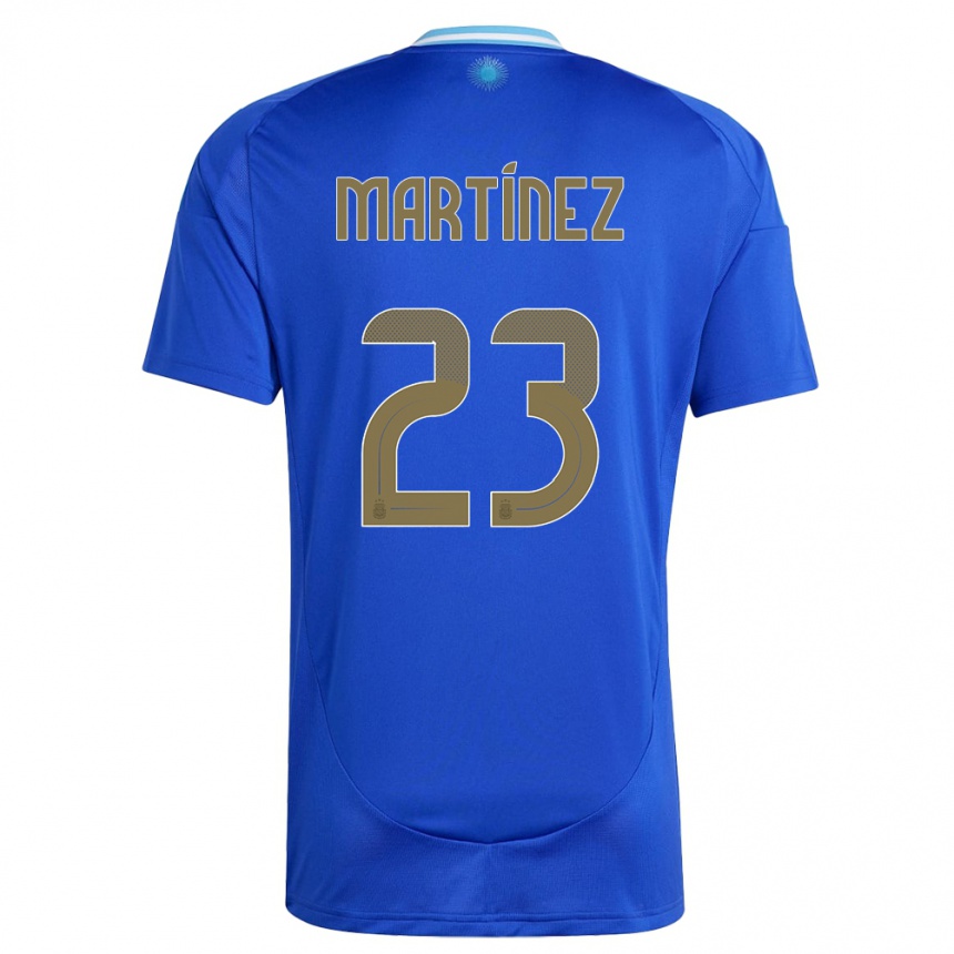 Niño Fútbol Camiseta Argentina Emiliano Martinez #23 Azul 2ª Equipación 24-26 Argentina