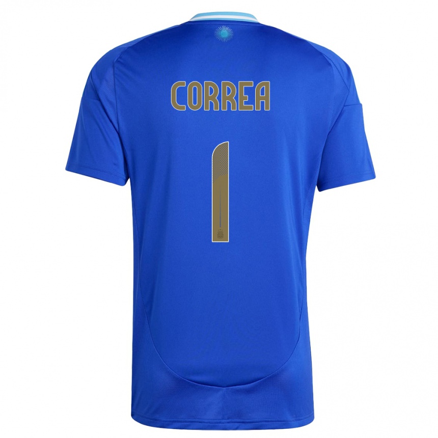 Niño Fútbol Camiseta Argentina Vanina Correa #1 Azul 2ª Equipación 24-26 Argentina