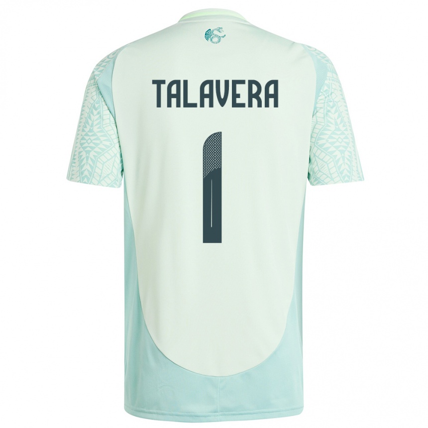 Niño Fútbol Camiseta México Alfredo Talavera #1 Lino Verde 2ª Equipación 24-26 Argentina