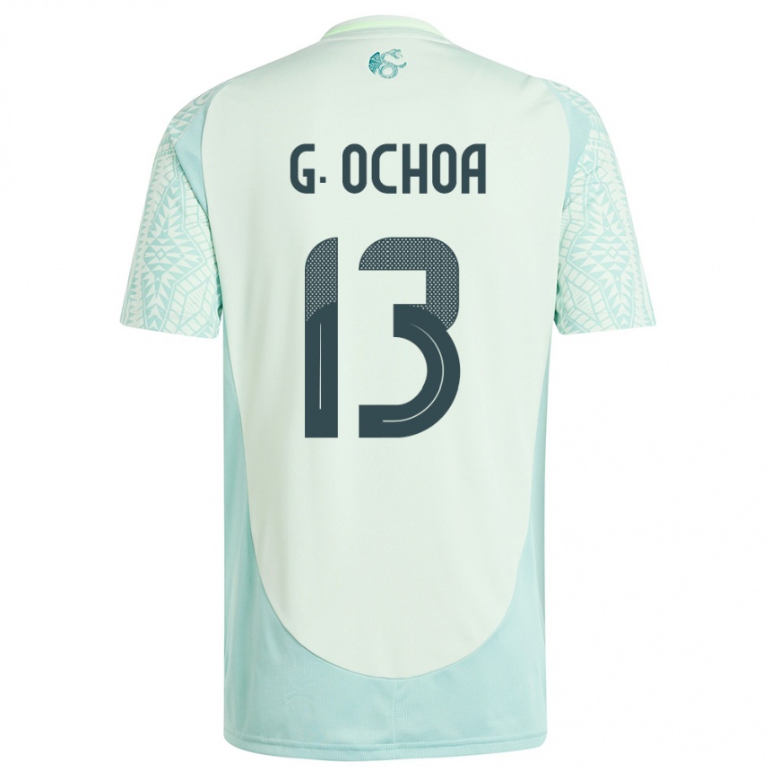 Niño Fútbol Camiseta México Guillermo Ochoa #13 Lino Verde 2ª Equipación 24-26 Argentina