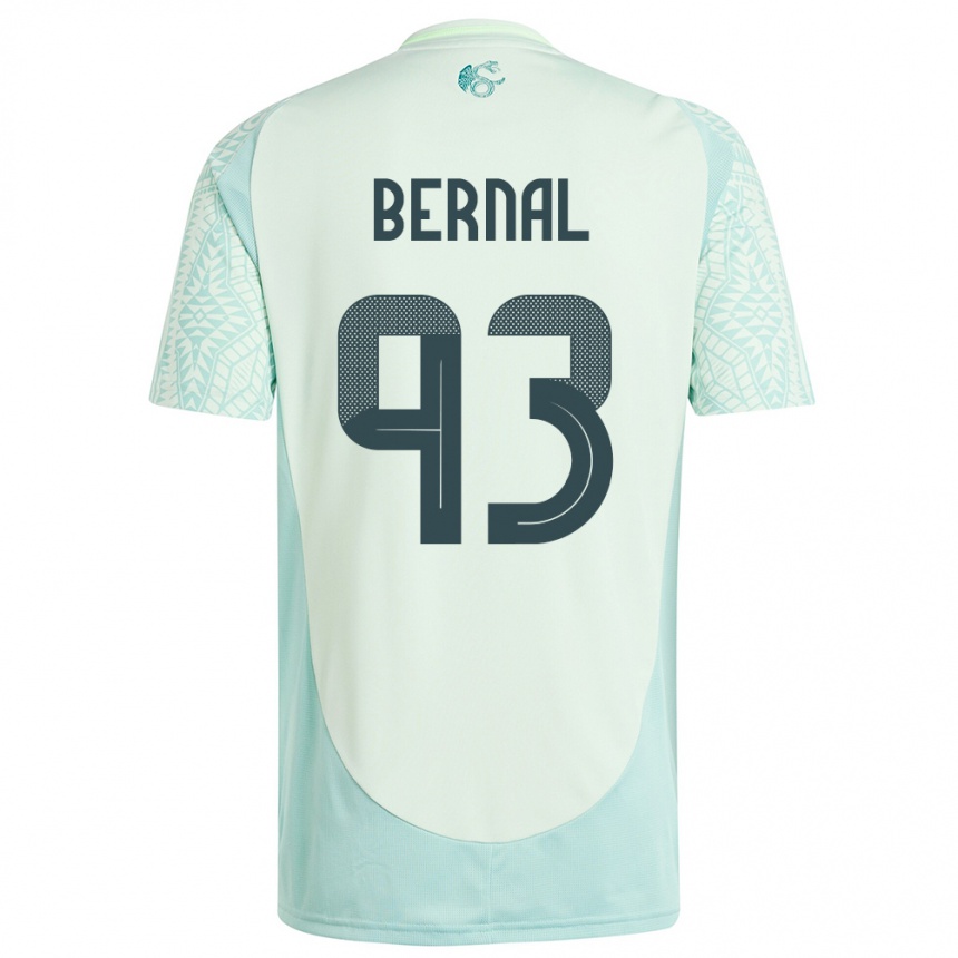 Niño Fútbol Camiseta México Rebeca Bernal #93 Lino Verde 2ª Equipación 24-26 Argentina