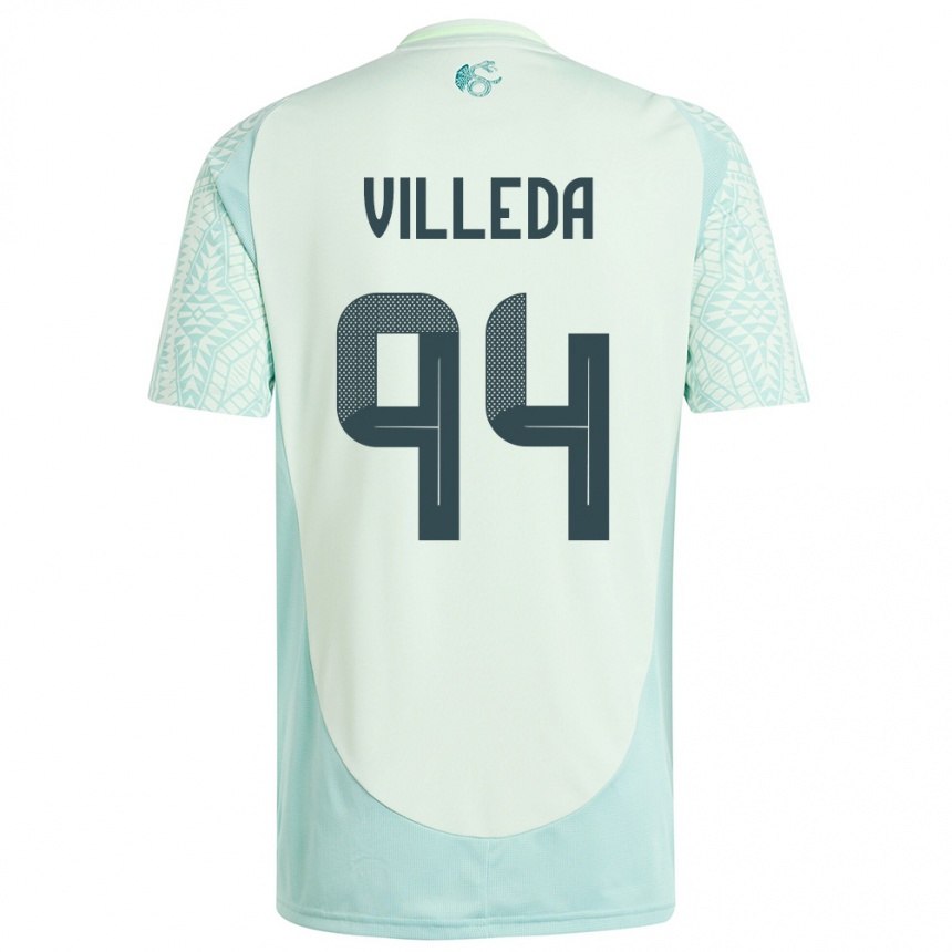 Niño Fútbol Camiseta México Melany Villeda #94 Lino Verde 2ª Equipación 24-26 Argentina