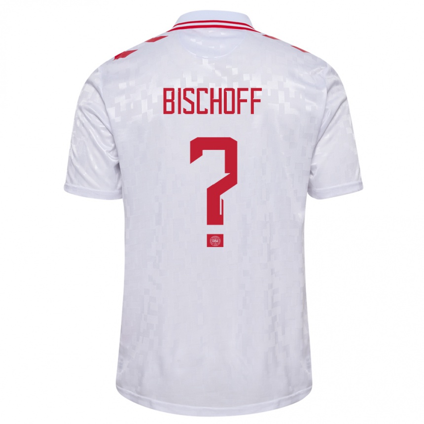 Niño Fútbol Camiseta Dinamarca Clement Bischoff #0 Blanco 2ª Equipación 24-26 Argentina