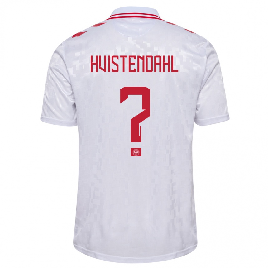 Niño Fútbol Camiseta Dinamarca Johan Hvistendahl #0 Blanco 2ª Equipación 24-26 Argentina