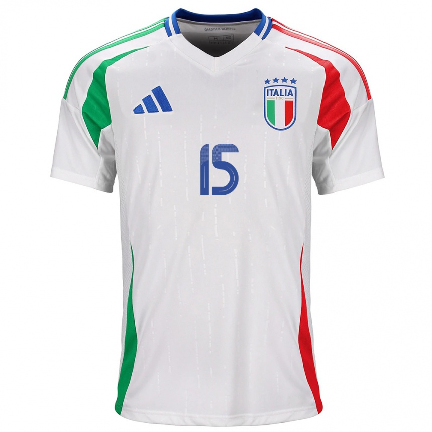 Niño Fútbol Camiseta Italia Annamaria Serturini #15 Blanco 2ª Equipación 24-26 Argentina