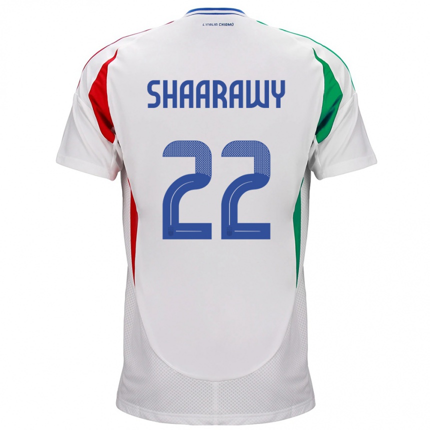 Niño Fútbol Camiseta Italia Stephan El Shaarawy #22 Blanco 2ª Equipación 24-26 Argentina