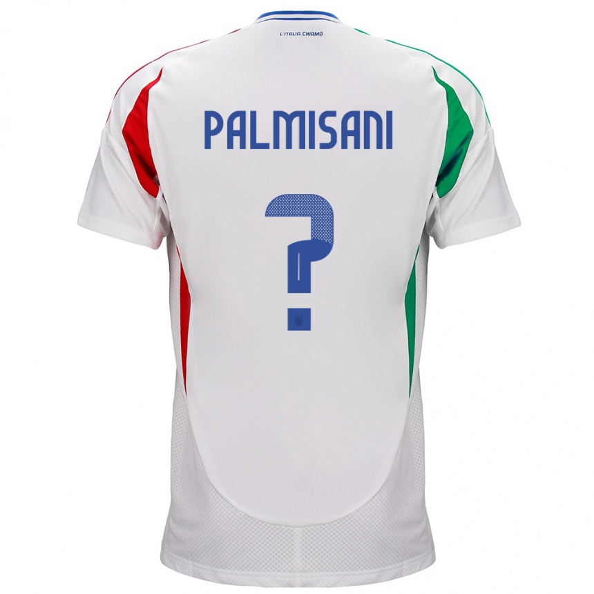 Niño Fútbol Camiseta Italia Lorenzo Palmisani #0 Blanco 2ª Equipación 24-26 Argentina