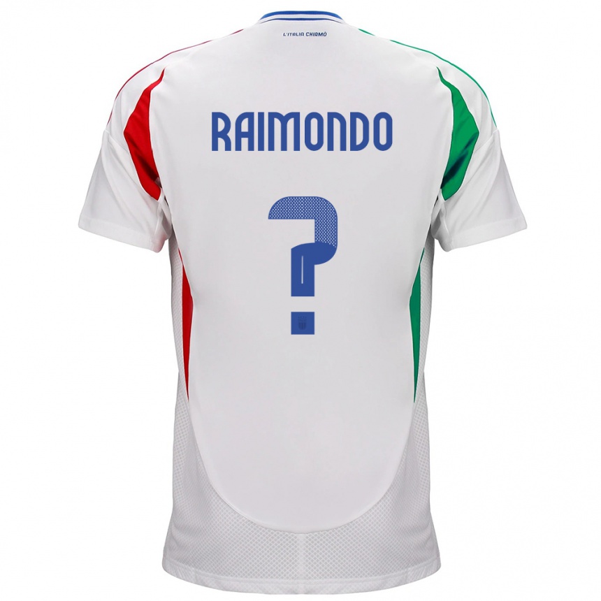 Niño Fútbol Camiseta Italia Antonio Raimondo #0 Blanco 2ª Equipación 24-26 Argentina