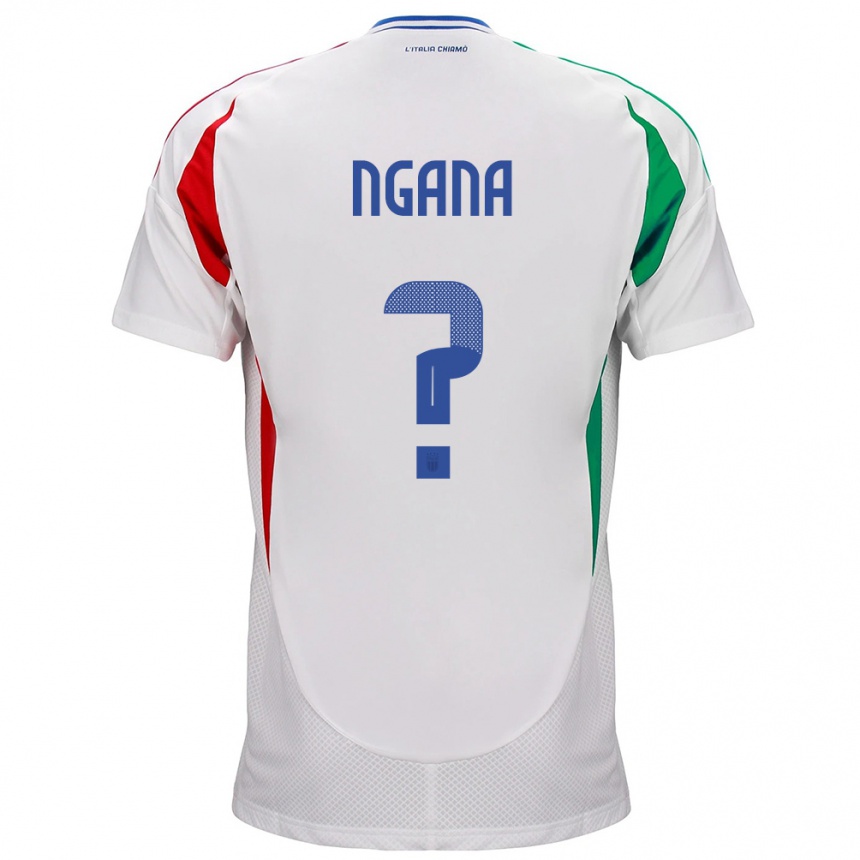 Niño Fútbol Camiseta Italia Valdes Ngana #0 Blanco 2ª Equipación 24-26 Argentina