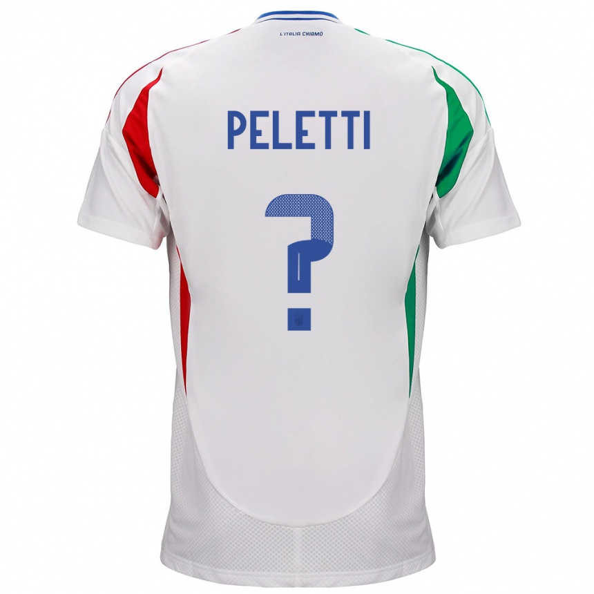 Niño Fútbol Camiseta Italia Lamberto Peletti #0 Blanco 2ª Equipación 24-26 Argentina