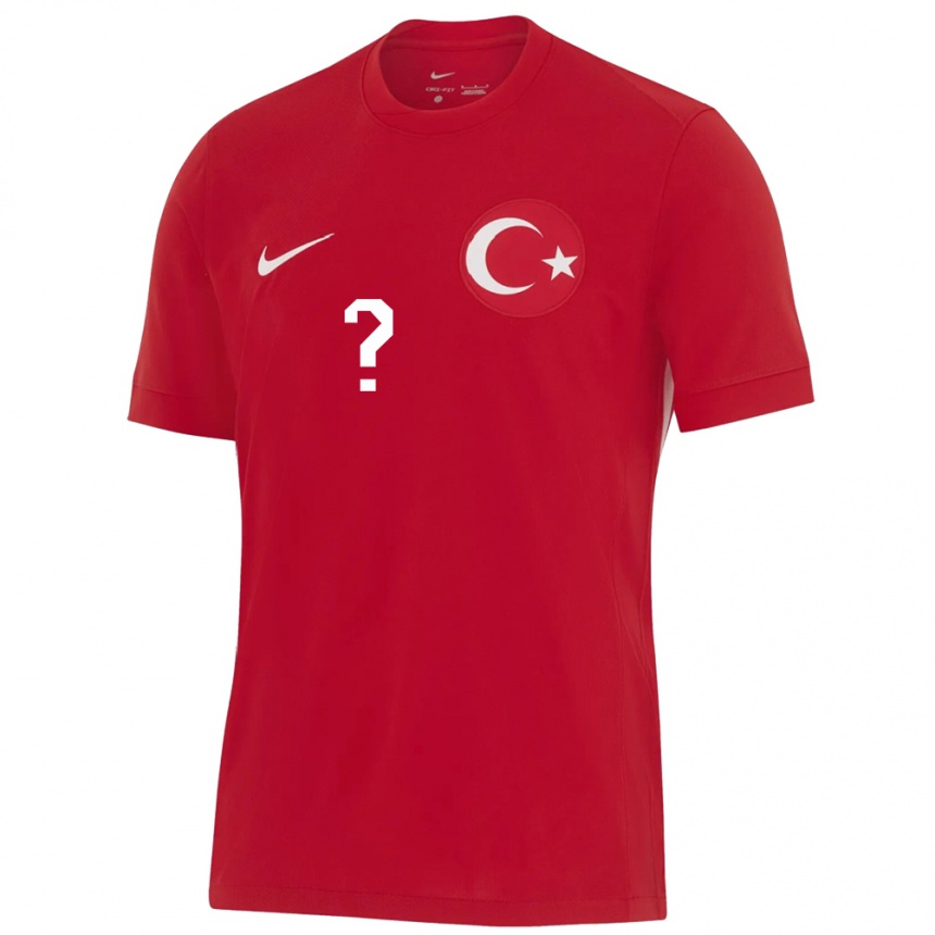 Niño Fútbol Camiseta Turquía Şant Kazancı #0 Rojo 2ª Equipación 24-26 Argentina