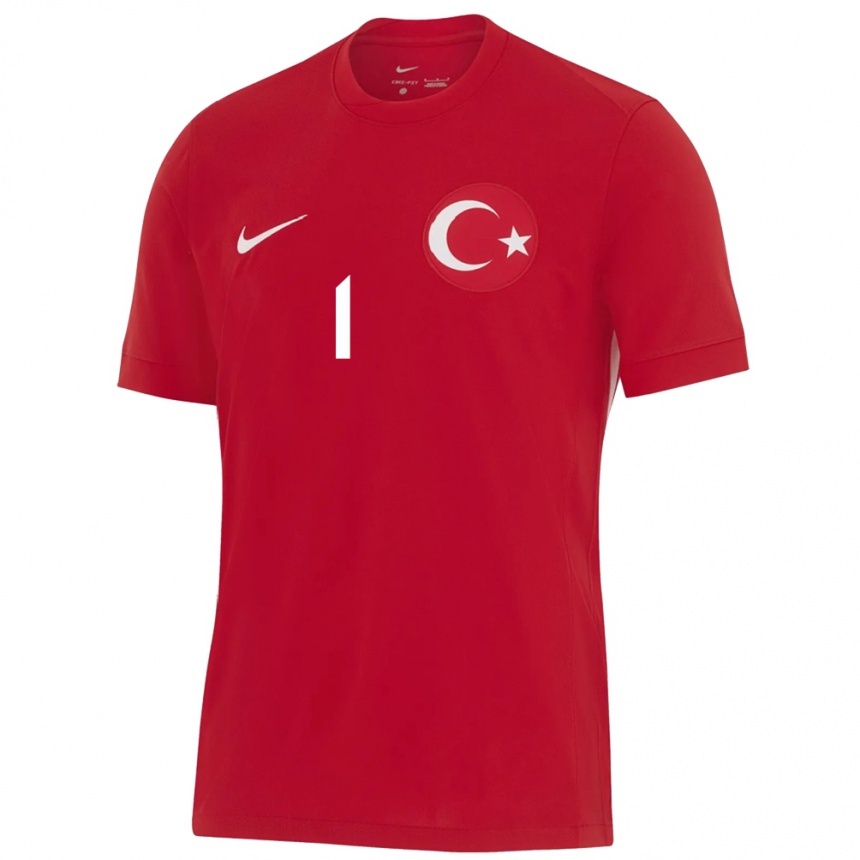 Niño Fútbol Camiseta Turquía Deniz Ertaş #1 Rojo 2ª Equipación 24-26 Argentina