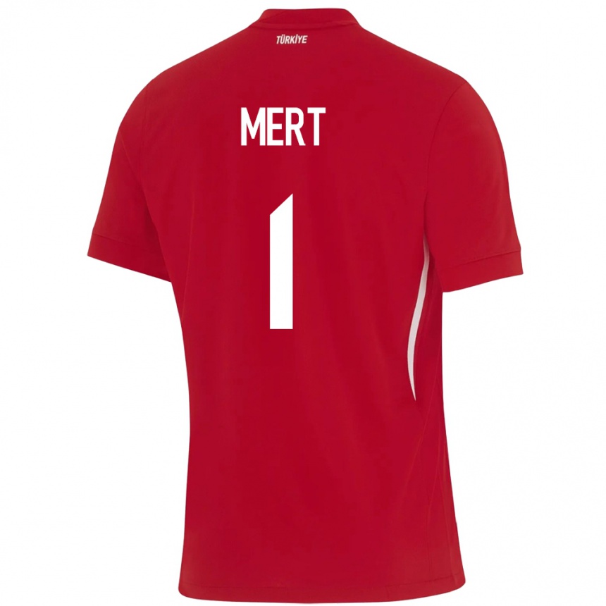 Niño Fútbol Camiseta Turquía Mert Günok #1 Rojo 2ª Equipación 24-26 Argentina