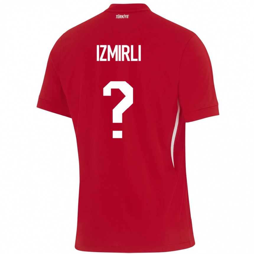 Niño Fútbol Camiseta Turquía Ege İzmirli #0 Rojo 2ª Equipación 24-26 Argentina