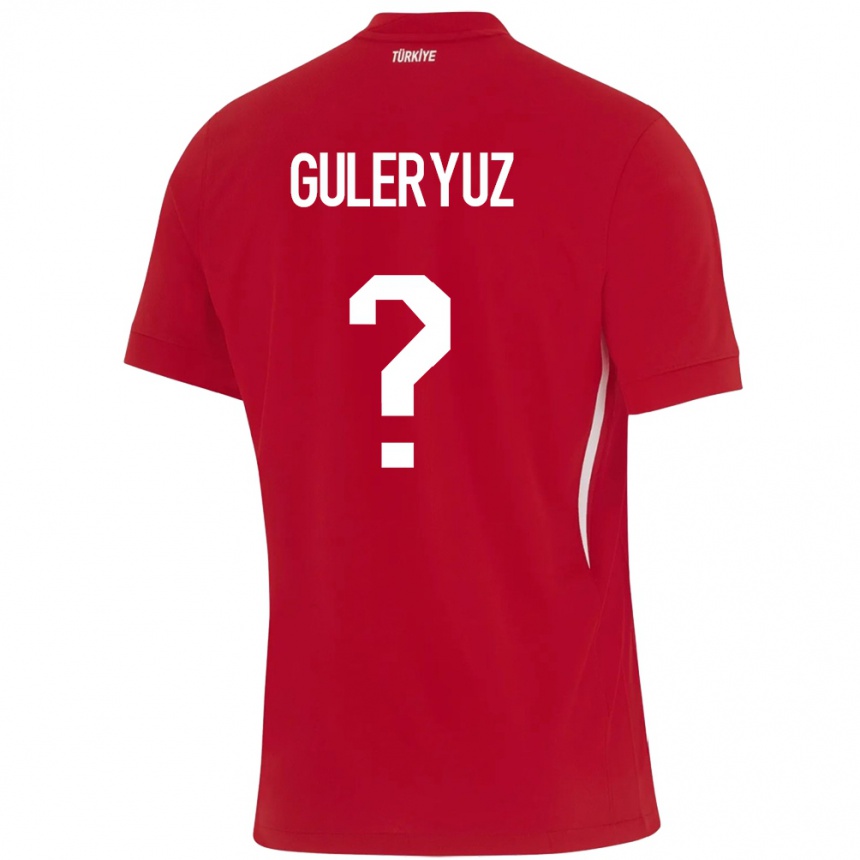 Niño Fútbol Camiseta Turquía Göknur Güleryüz #0 Rojo 2ª Equipación 24-26 Argentina