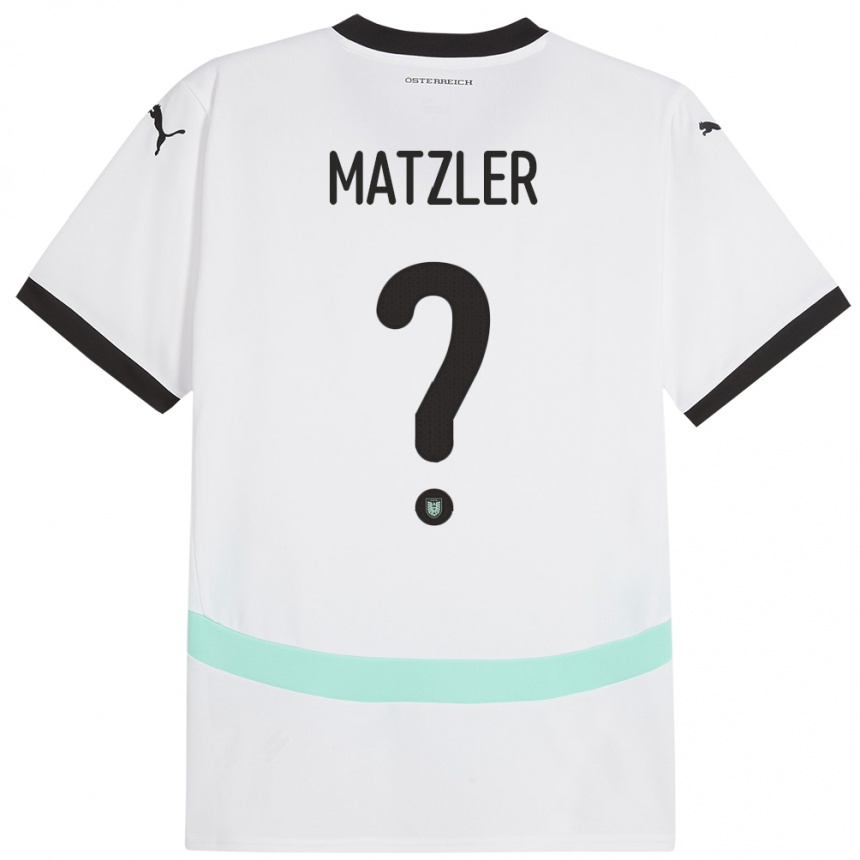 Niño Fútbol Camiseta Austria Leo Mätzler #0 Blanco 2ª Equipación 24-26 Argentina